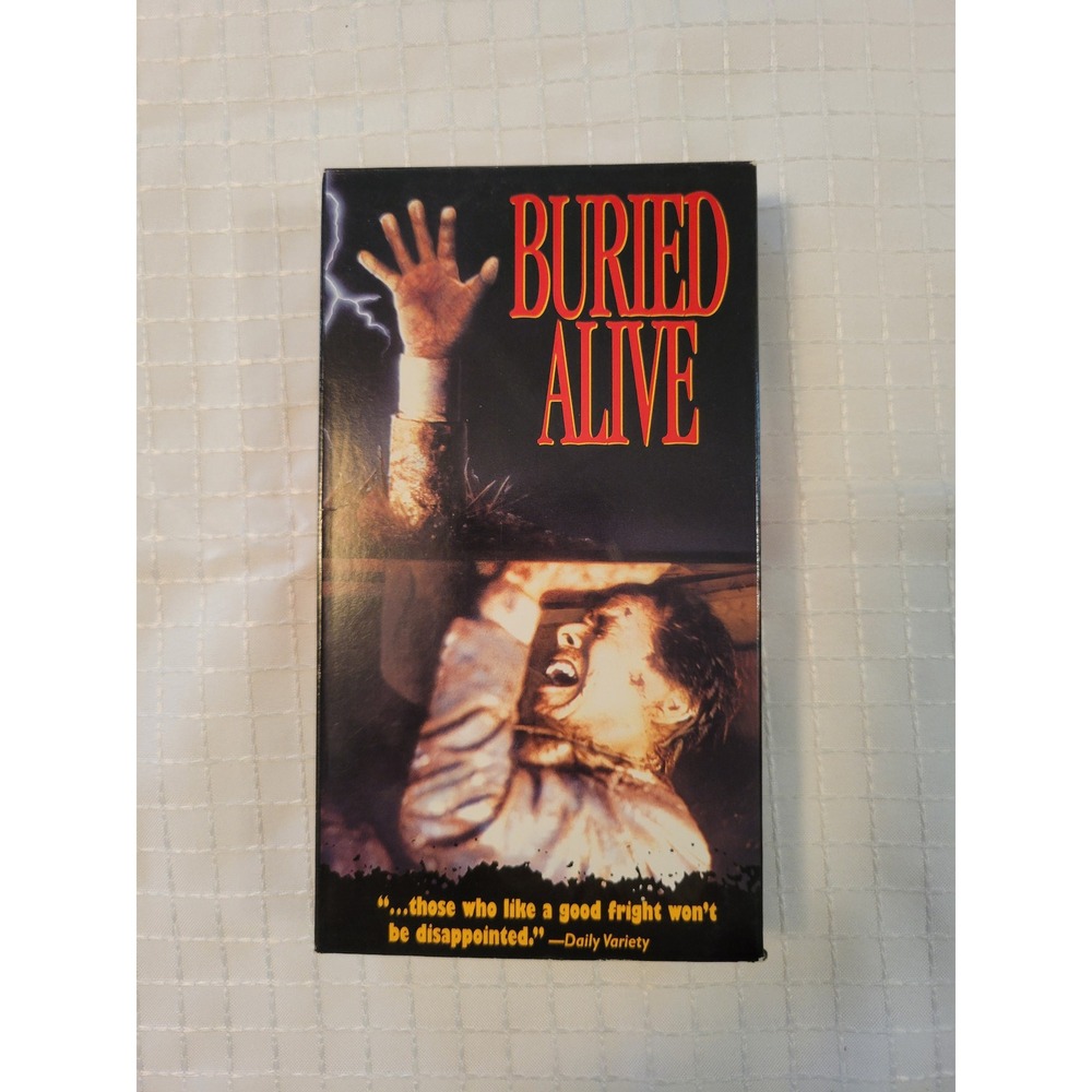 Buried Alive VHS 1990 Movie Tim Matheson‎ Jennifer Jason Leigh GoodTimes 1996